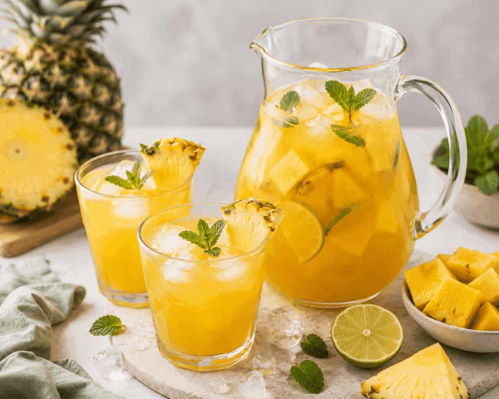 Ananas Eistee Rezept