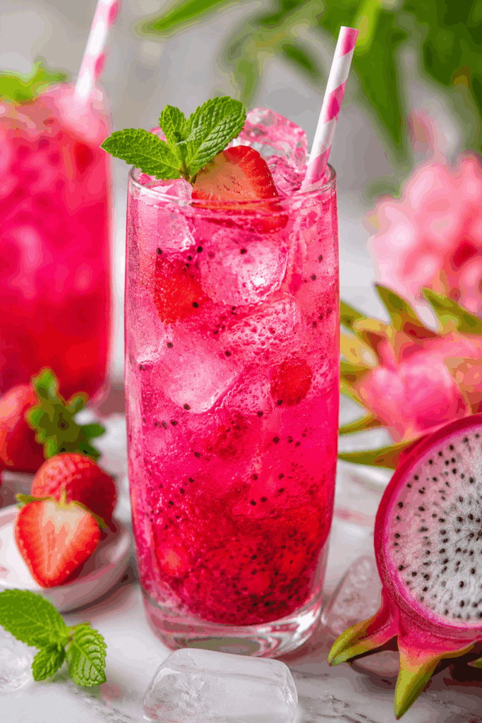 Drachenfrucht Limonade