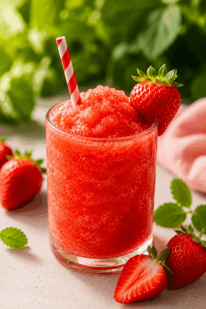 Erdbeer Slush Rezept