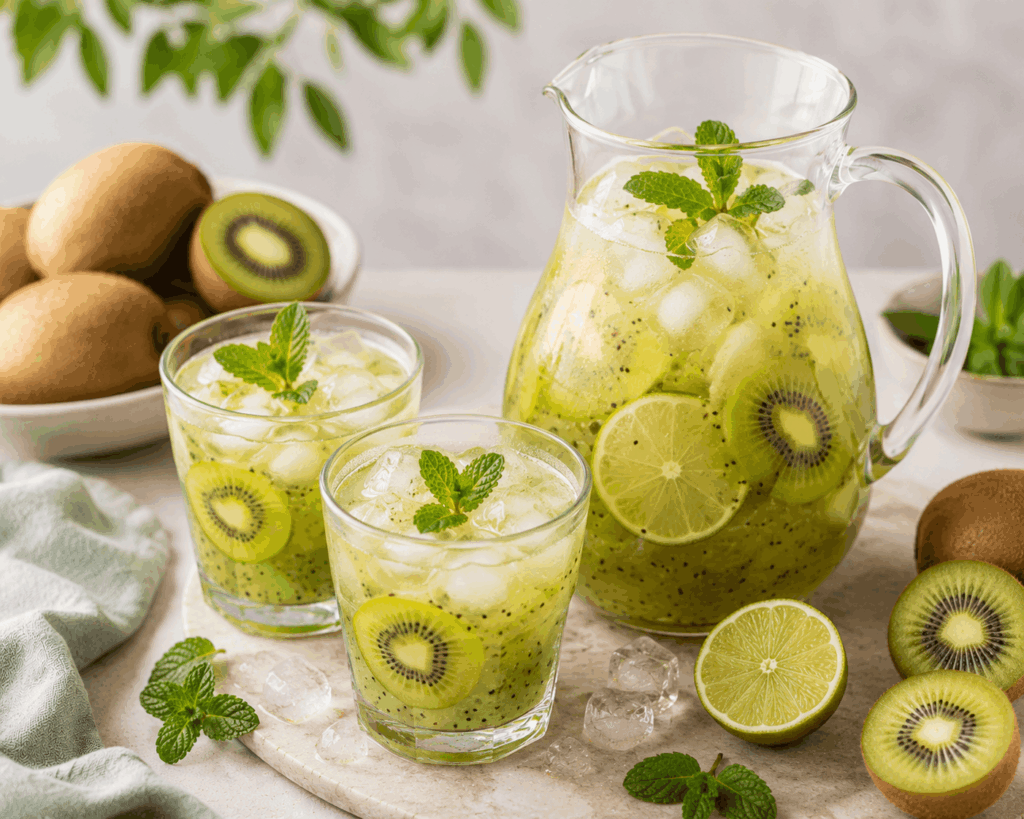 Kiwi Eistee Rezept