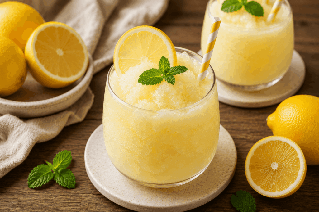 Zitronen Slush Rezept