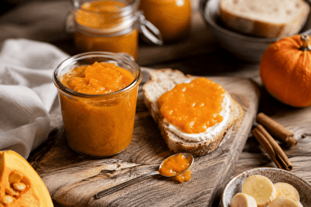 Kürbis Bananen Marmelade