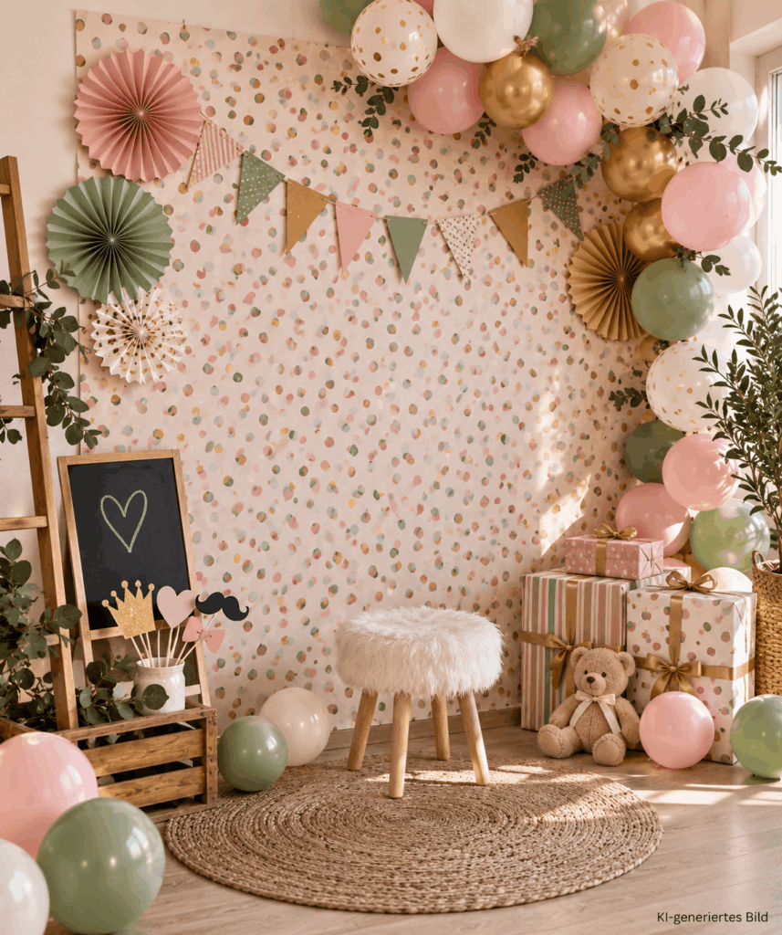 hintergrund mit Geschenkpapier