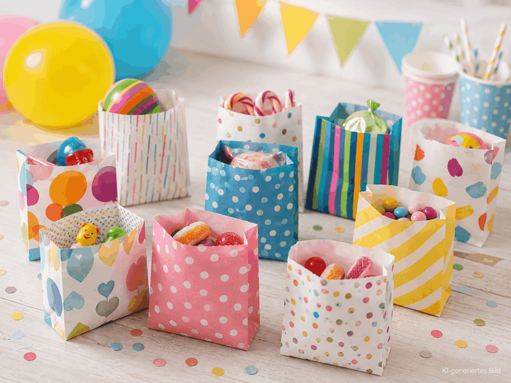 Geschenkpapiertüten falten